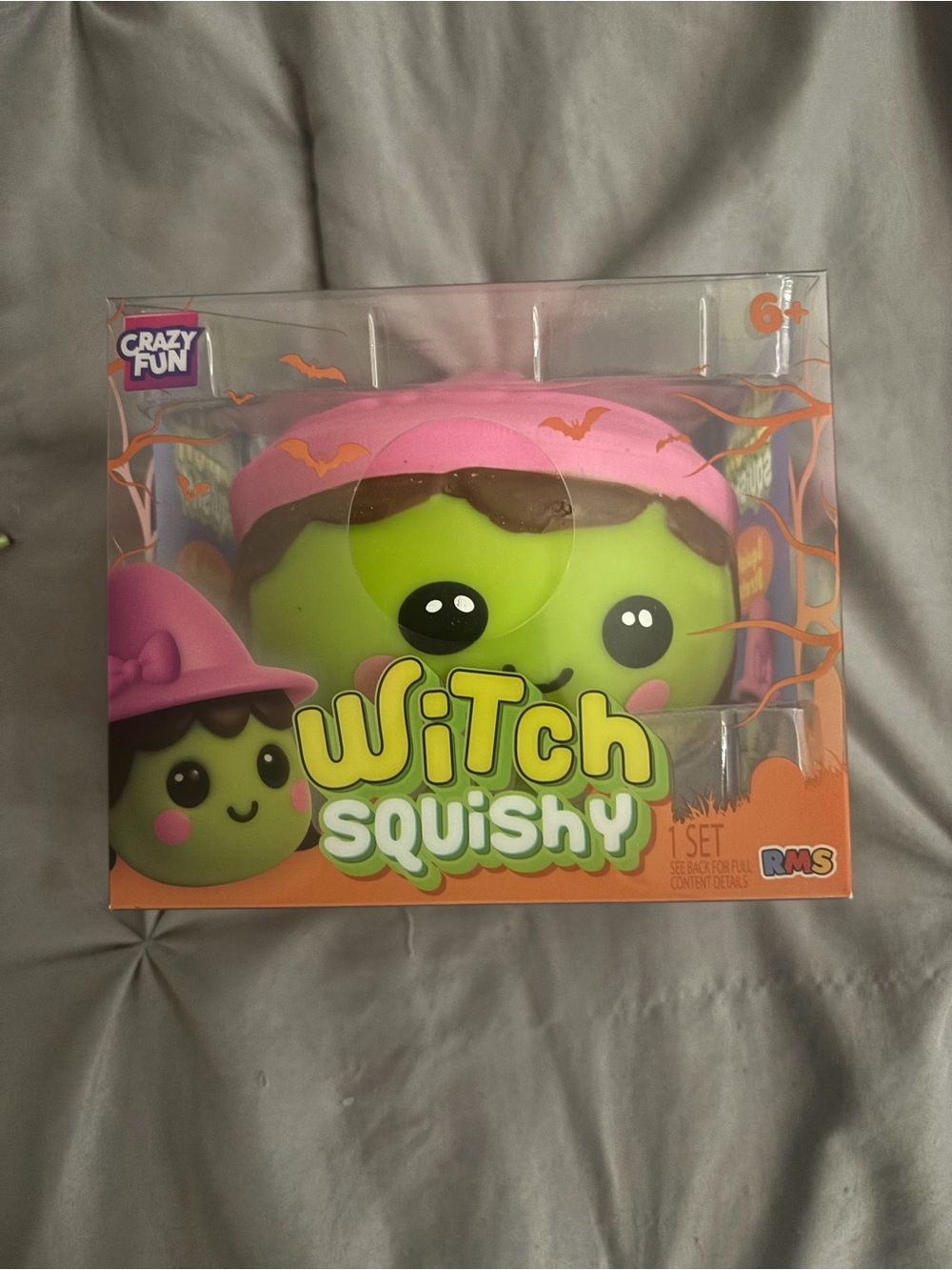 Witch Squishy - Pink & Green Kids Bath Toy